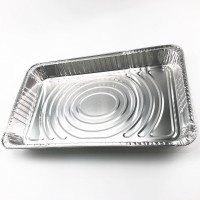 Medium Platter Food Container Heavy Duty Recyclable Disposable Aluminum Foil Medium Size Fish Tray