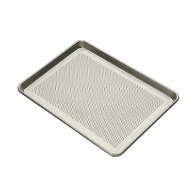 Bakery Equipment of Non-stick aluminum perforated baking tray/Perforated bread baking pan