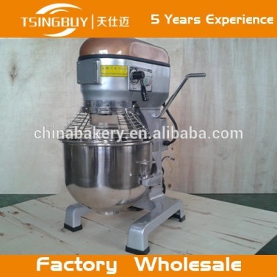 China Factory Wholesale High Quality Heavy Duty planetary dough mixing machine with Whisk, beater, Spiral and bowl