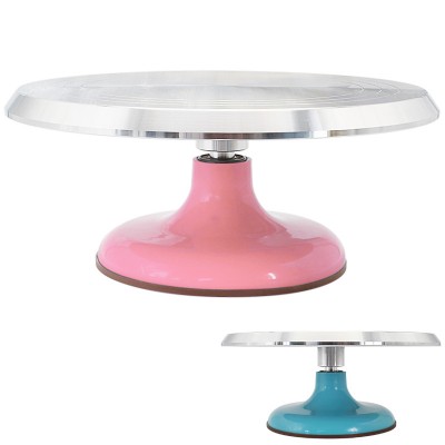 Aluminum rotating cake decorating turntable cake tool