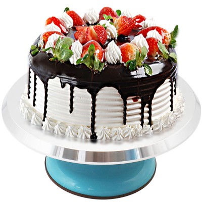 Amazon hot sell high quality 12 inches aluminum cake decorating turntable