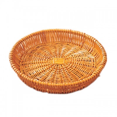 Wholesale natural round rattan vegetable baskets