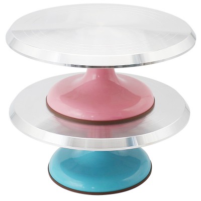 Aluminum Revolving Rotating Cake Decorating stand